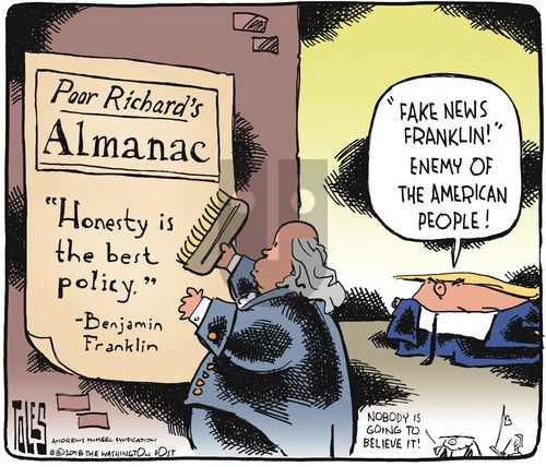 Tom Toles on Sunday August 12, 2018 Comic Strip