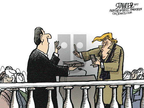 Jeff Stahler on Wednesday January 18, 2017 Comic Strip