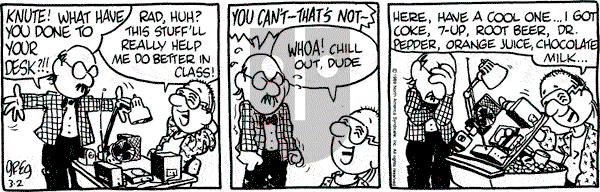 Luann on Thursday March 2, 1989 Comic Strip