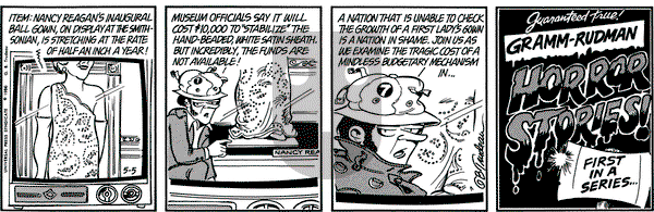 Doonesbury on Monday May 5, 1986 Comic Strip