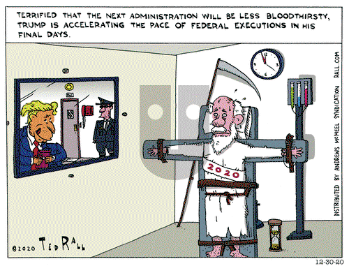 Ted Rall on Wednesday December 30, 2020 Comic Strip