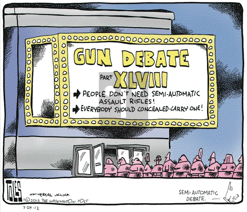 Tom Toles on Tuesday July 24, 2012 Comic Strip