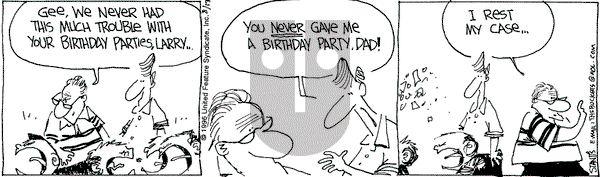 The Buckets on Tuesday August 13, 1996 Comic Strip