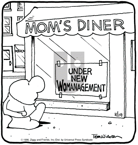 Ziggy - Monday August 19, 1996 Comic Strip
