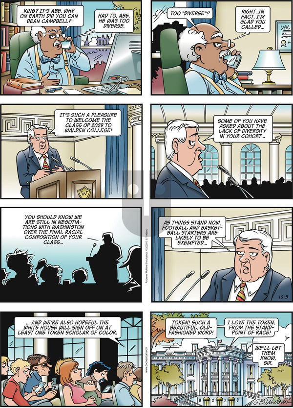 Doonesbury on Sunday October 5, 2025 Comic Strip