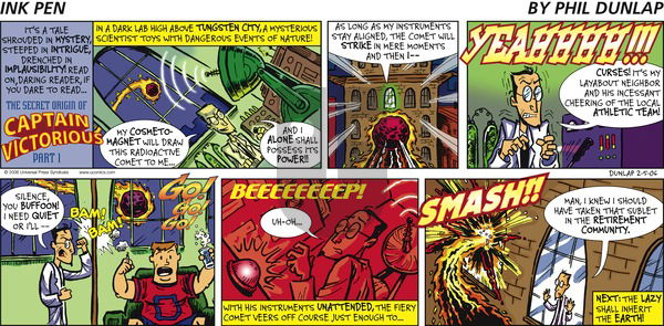 Ink Pen on Sunday February 5, 2006 Comic Strip