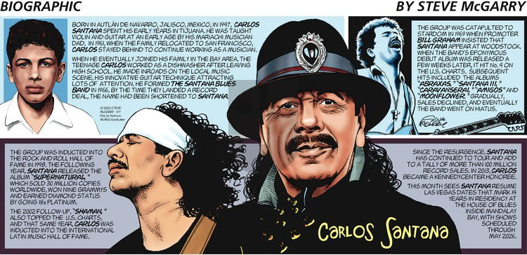 Biographic on Sunday November 9, 2025 Comic Strip