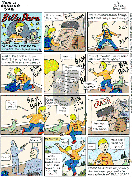 Tom the Dancing Bug on Thursday June 30, 2005 Comic Strip