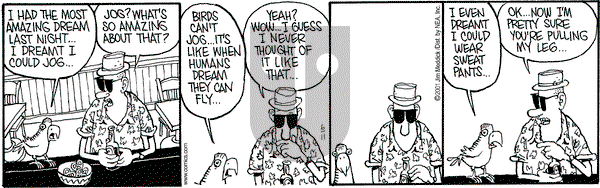 Monty on Monday June 11, 2001 Comic Strip