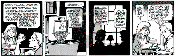 Doonesbury on Wednesday May 12, 1993 Comic Strip