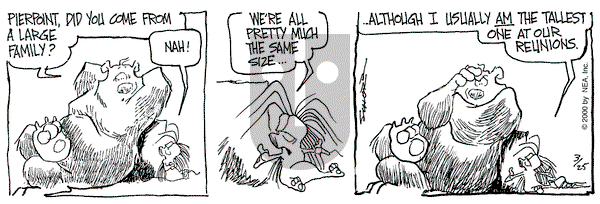 The Grizzwells on Saturday March 25, 2000 Comic Strip