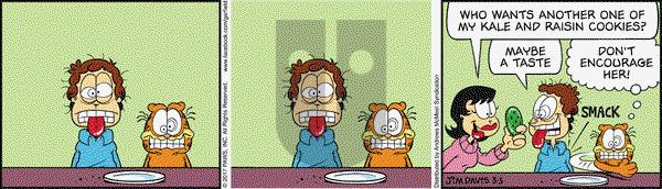 Garfield - Friday March 3, 2017 Comic Strip