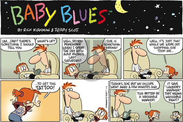 Baby Blues on Sunday November 6, 2016 Comic Strip
