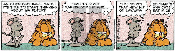 Garfield on Thursday June 12, 2008 Comic Strip