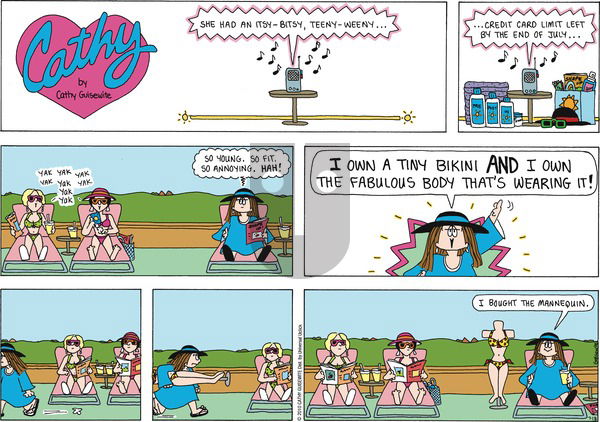 Cathy Classics on Sunday July 18, 2010 Comic Strip