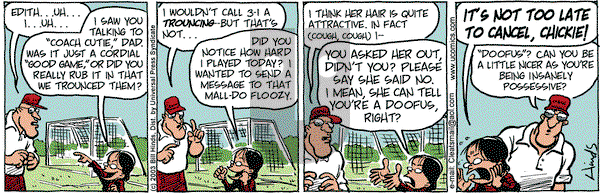 Cleats on Saturday April 26, 2003 Comic Strip
