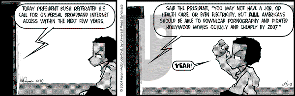 The Boondocks on Saturday November 12, 2011 Comic Strip