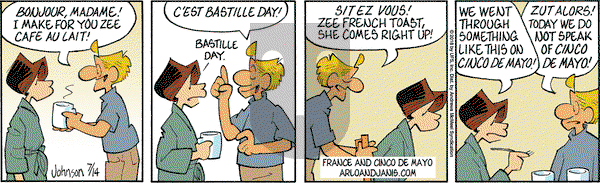 Arlo and Janis on Saturday July 14, 2018 Comic Strip