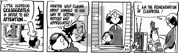 Rose is Rose on Thursday August 31, 1989 Comic Strip