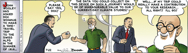 Alley Oop on Monday July 22, 2013 Comic Strip