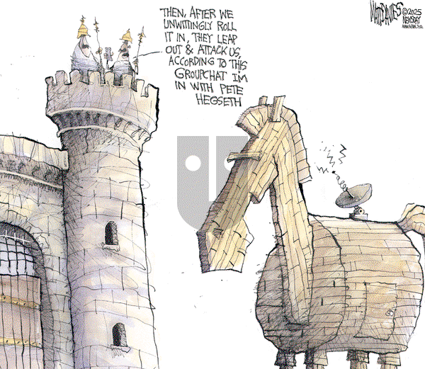 Matt Davies on Tuesday March 25, 2025 Comic Strip