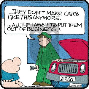 Ziggy on Monday April 2, 2001 Comic Strip
