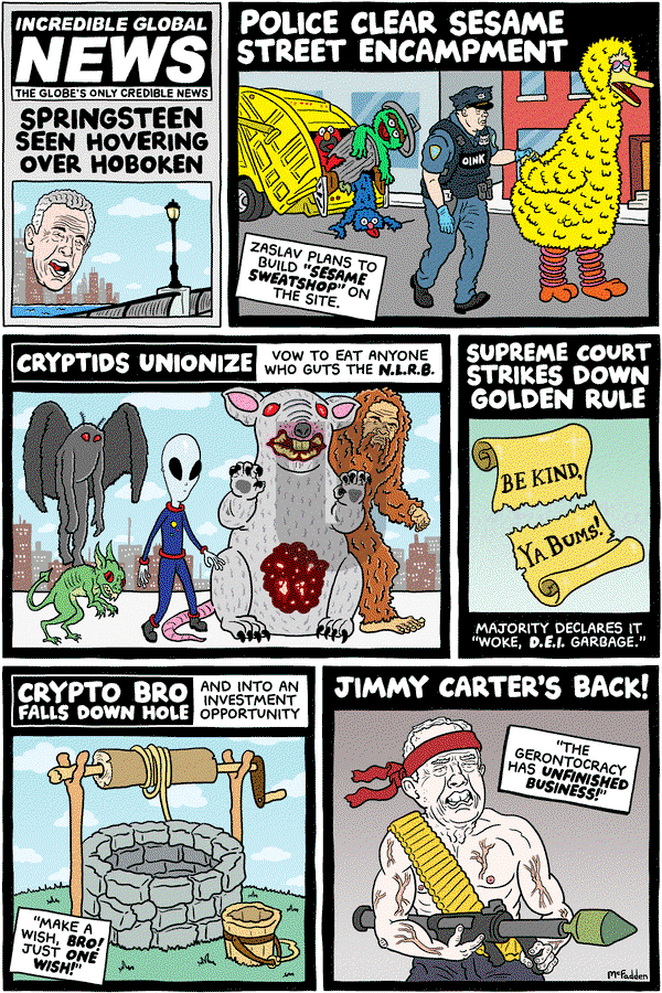 Brian McFadden on Monday December 23, 2024 Comic Strip