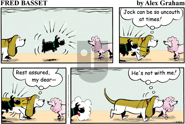 Fred Basset on Sunday November 1, 2009 Comic Strip