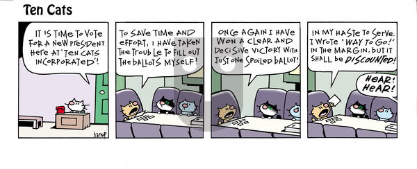 Ten Cats - Wednesday September 28, 2022 Comic Strip