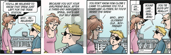 Doonesbury on Tuesday November 5, 2013 Comic Strip