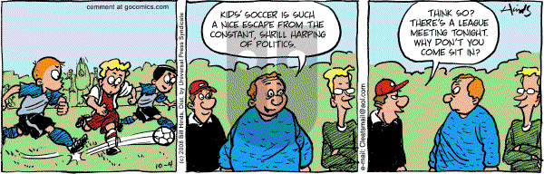 Cleats - Saturday October 4, 2008 Comic Strip