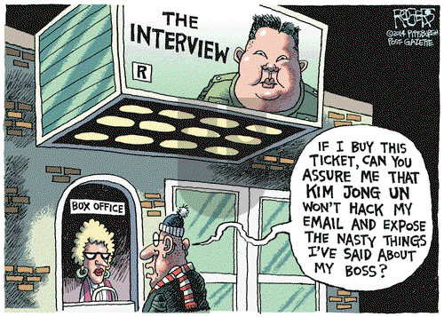 Rob Rogers on Tuesday December 16, 2014 Comic Strip