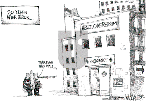 Matt Davies on Tuesday November 10, 2009 Comic Strip