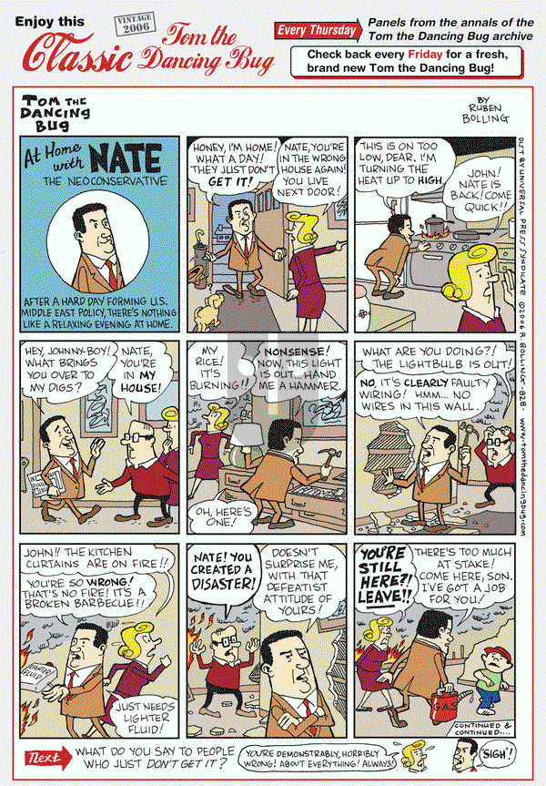 Tom the Dancing Bug on Thursday August 23, 2018 Comic Strip