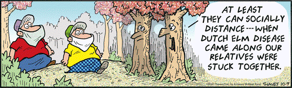 Frank and Ernest on Friday October 9, 2020 Comic Strip