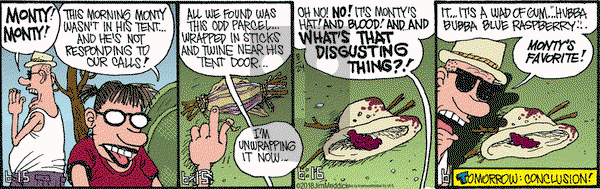 Monty on Friday August 24, 2018 Comic Strip