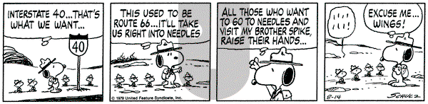 Peanuts on Tuesday August 14, 1979 Comic Strip