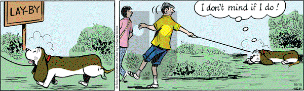 Fred Basset on Saturday October 15, 2016 Comic Strip