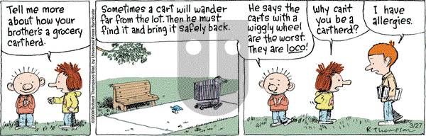 Cul de Sac on Friday March 27, 2009 Comic Strip