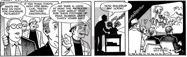 Alley Oop on Friday September 13, 1968 Comic Strip