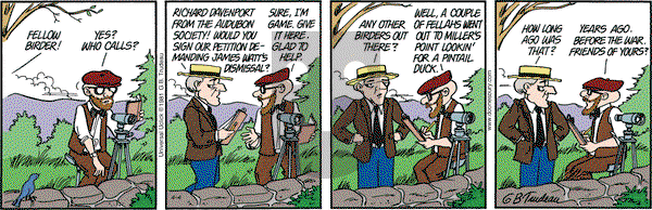 Doonesbury on Saturday April 4, 2015 Comic Strip
