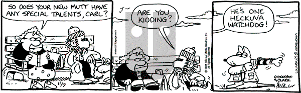 Lola on Wednesday November 7, 2001 Comic Strip