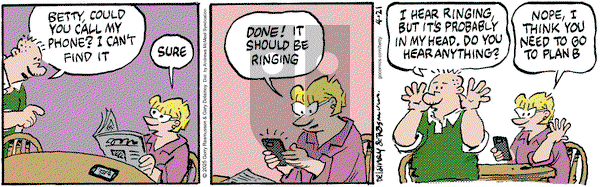 Betty on Monday April 21, 2025 Comic Strip