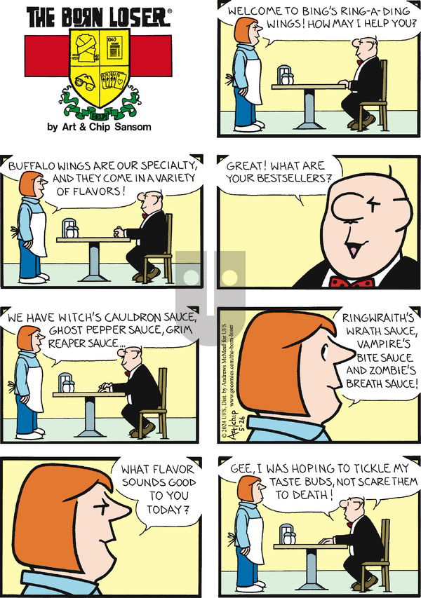 The Born Loser on Sunday May 26, 2024 Comic Strip