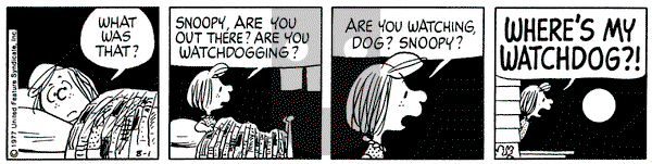 Peanuts on Monday August 1, 1977 Comic Strip
