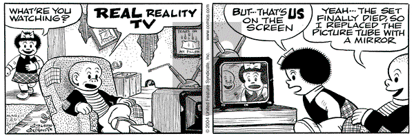 Nancy on Friday March 26, 2004 Comic Strip