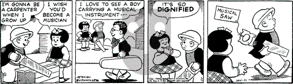 Nancy Classics on Wednesday December 21, 2016 Comic Strip