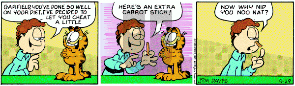 Garfield on Friday September 29, 1989 Comic Strip