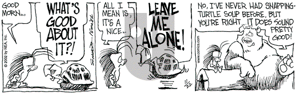 The Grizzwells on Friday November 22, 2002 Comic Strip