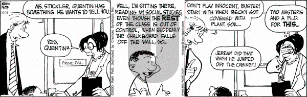 Mr. Lowe on Wednesday October 16, 2024 Comic Strip